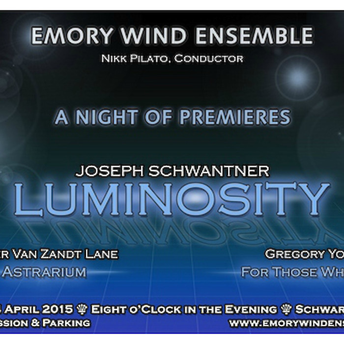 Emory Wind Ensemble – Luminosity Poster