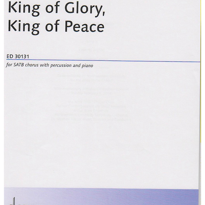 King of Glory, King of Peace-Song II from Chapel Music