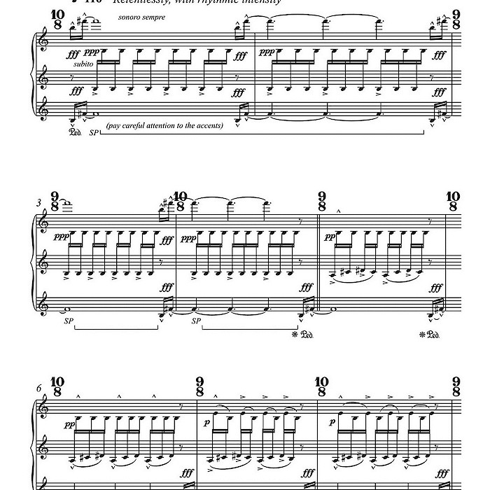 First page of Palindrome's Dance